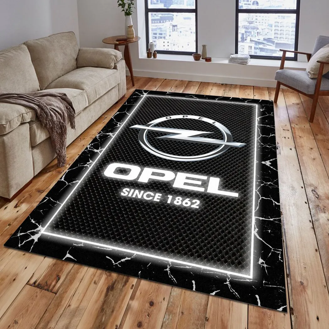 opel rug gift for opel lovers gift for him husband boyfriend car5202192562 grey q8l39