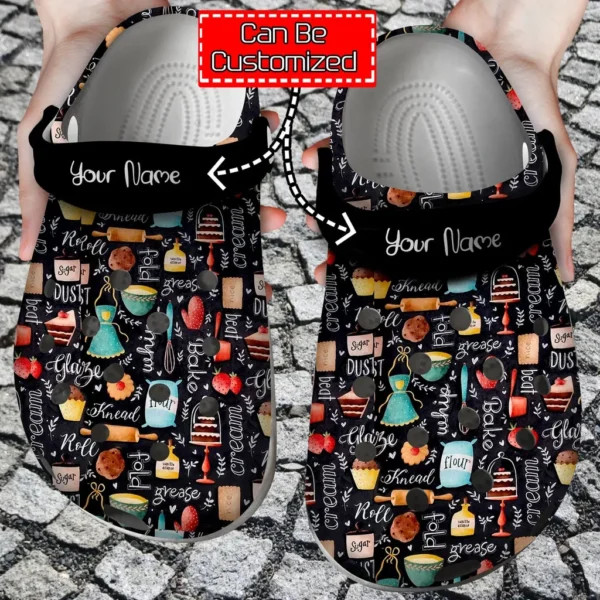 personalized baking pattern crocs crocs clog u3ota