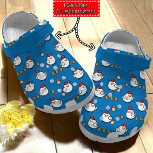 personalized cute chicken pattern crocs clog 8nivx