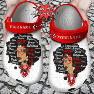 personalized dst queen crocs clog dv6sj