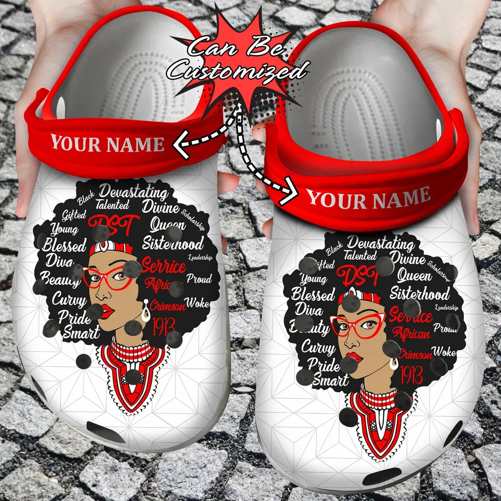personalized dst queen crocs clog dv6sj