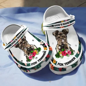 personalized fox terrier crocs classic clogs jgigu personalized fox terrier crocs classic clogs jgigu