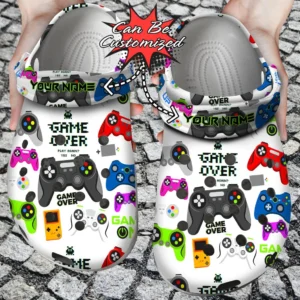 personalized gaming controller game over crocs clog sb6uq personalized gaming controller game over crocs clog sb6uq