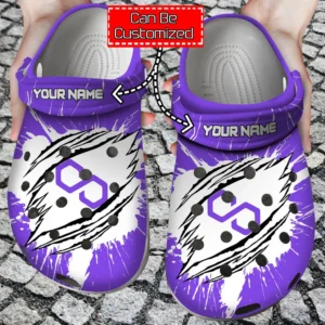personalized matic coin ripped through crocs clog 1g71u