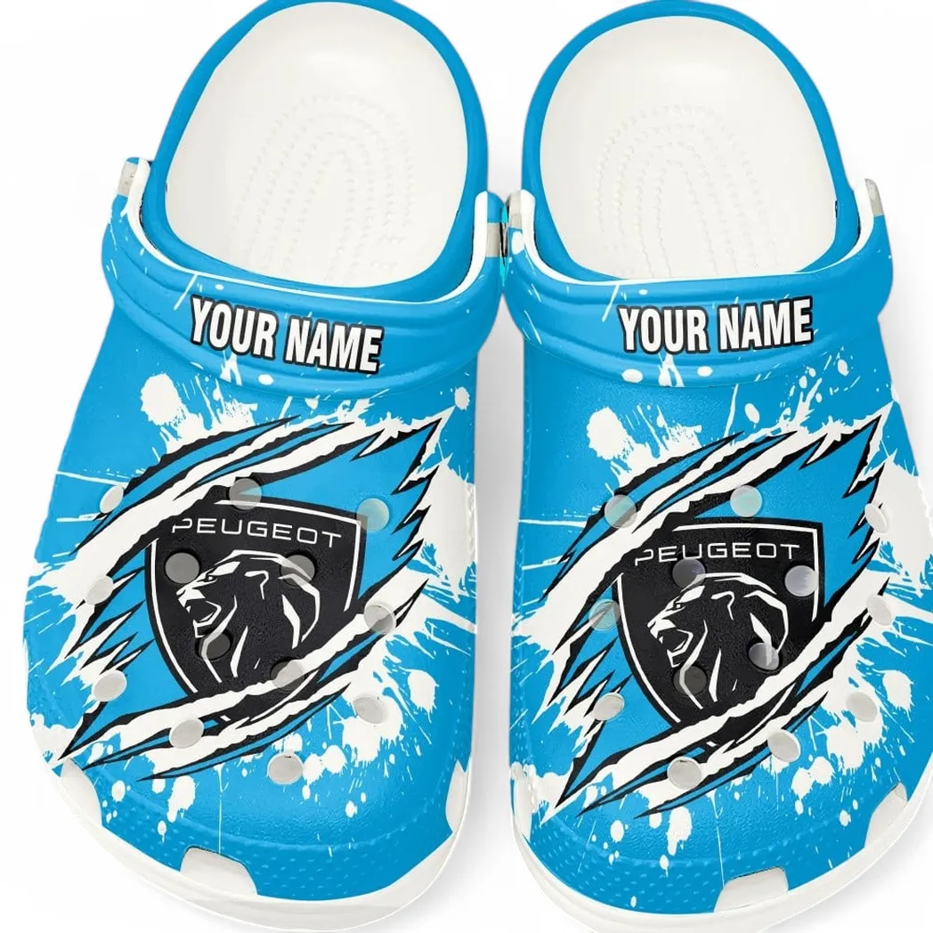 peugeot crocs gift for peugeot lovers gift for him husband boyfriend car5602192564 white 8hlda