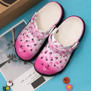 pink flamingo crocband crocs clogs thmyz