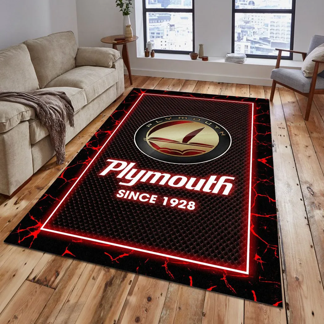 plymouth rug gift for plymouth lovers gift for him husband boyfriend car5202192565 red lmlgp