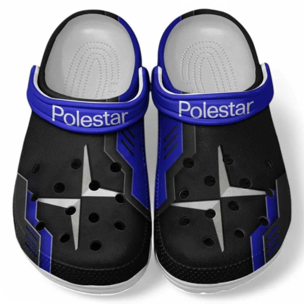 Polestar Crocs Clogs Männer Frauen, Geschenk für Polestar Fan CAR185031525291 - Blau