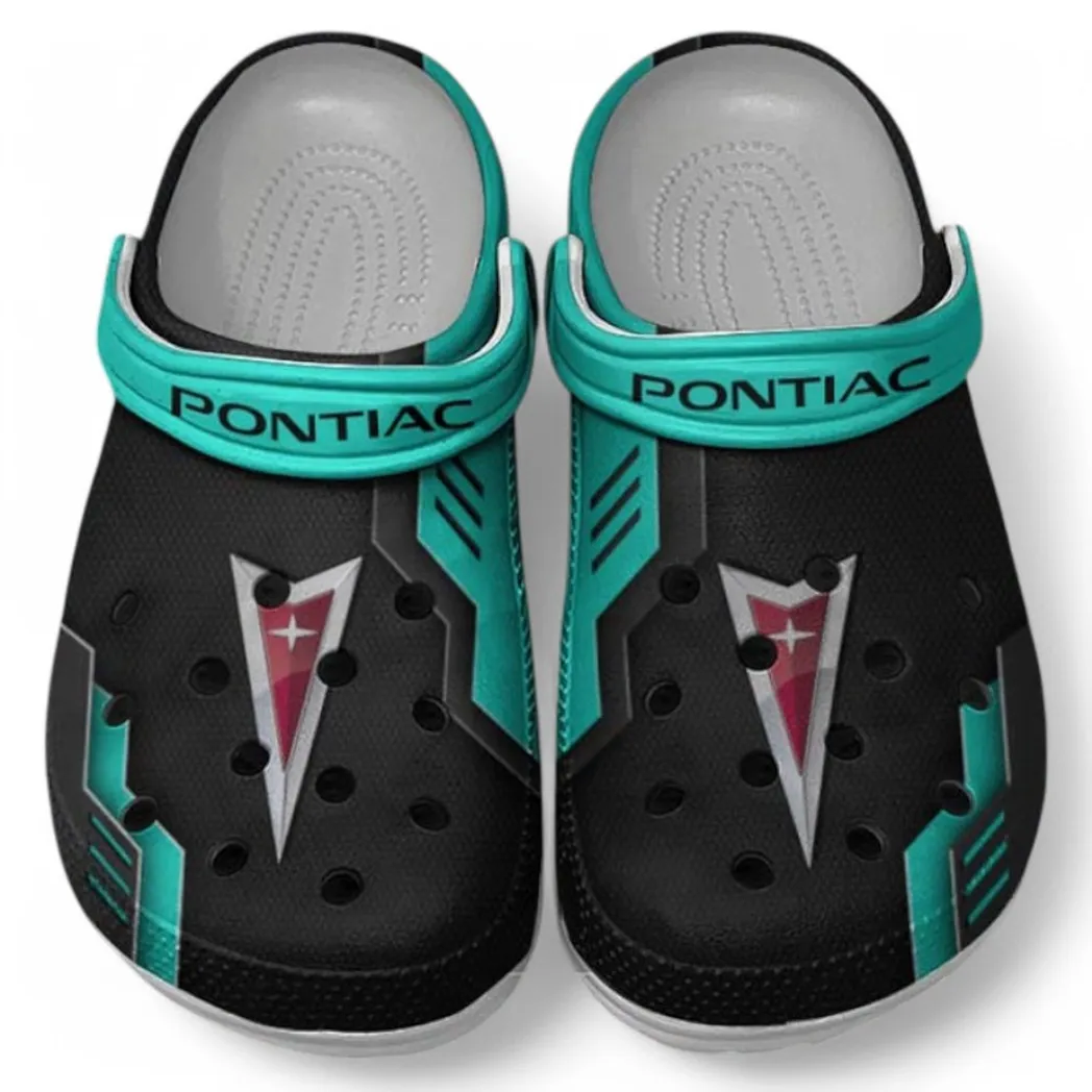 Pontiac Crocs Clogs Männer Frauen, Geschenk für Pontiac Fan CAR185031525248 - Cyan