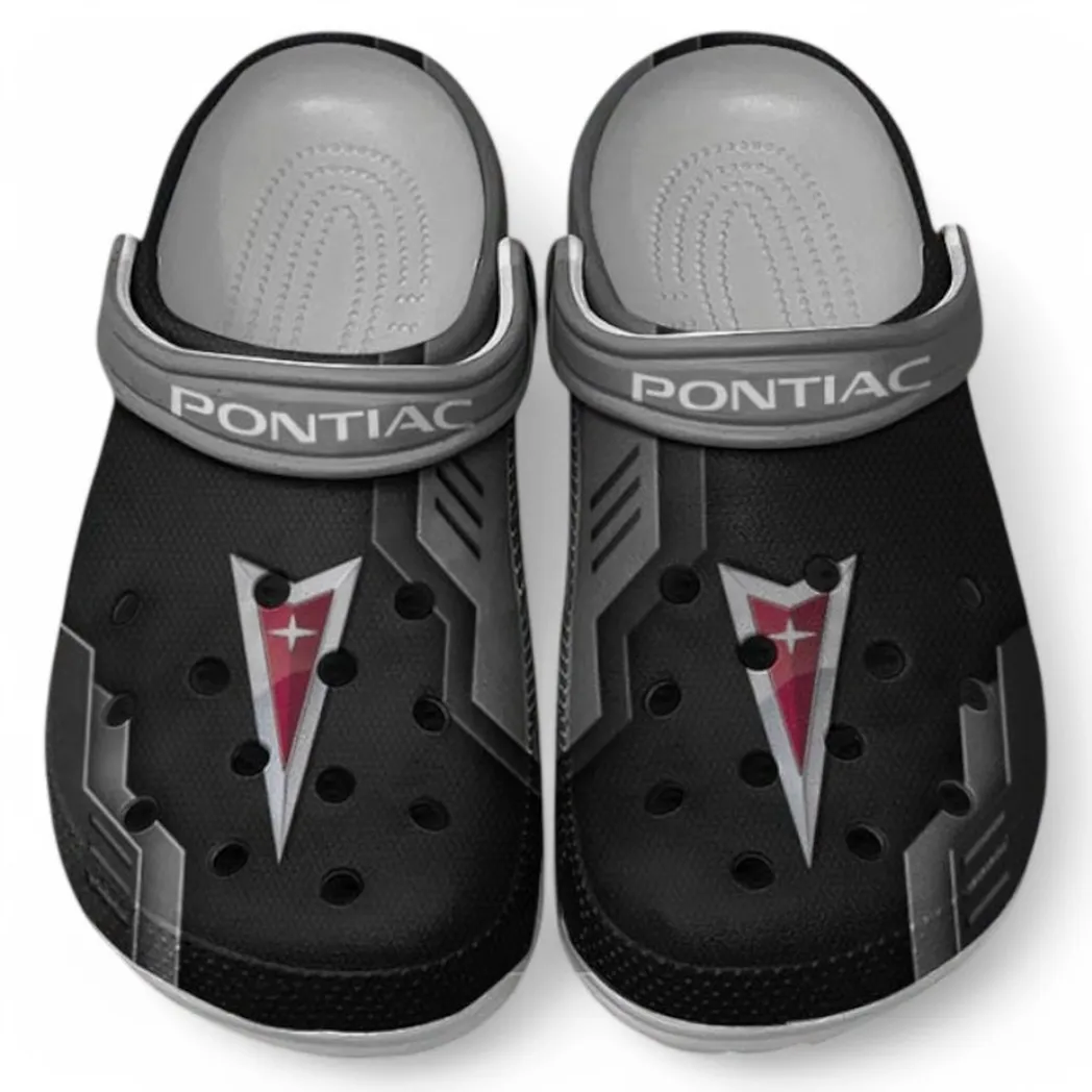 Pontiac Crocs Clogs Männer Frauen, Geschenk für Pontiac Fan CAR185031525248 - Grau
