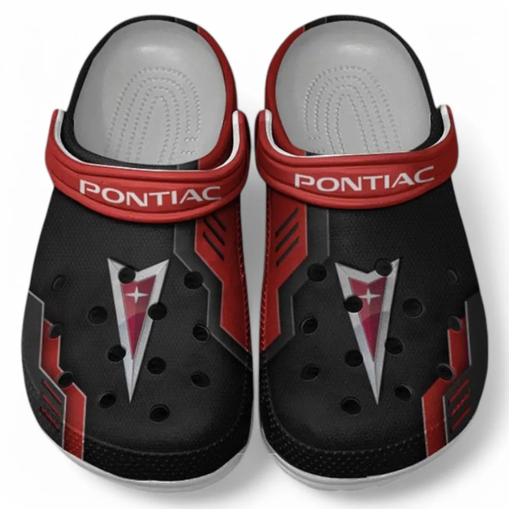 Pontiac Crocs Clogs Männer Frauen, Geschenk für Pontiac Fan CAR185031525248 - Rot