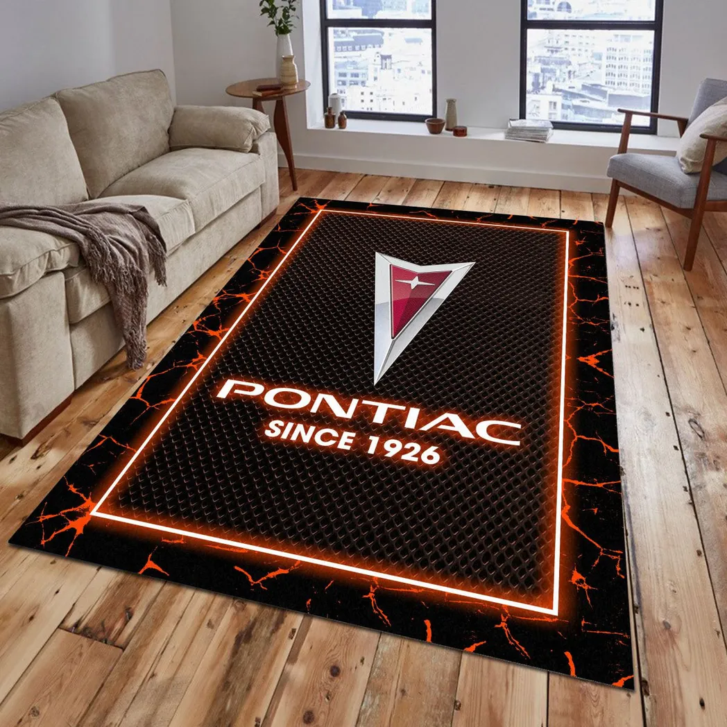 pontiac rug gift for pontiac lovers gift for him husband boyfriend car5202192567 orange mlqui