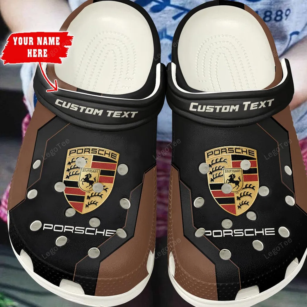 porsche crocs gift for porsche lovers gift for him husband boyfriend brown car140021225556 2 ceay5