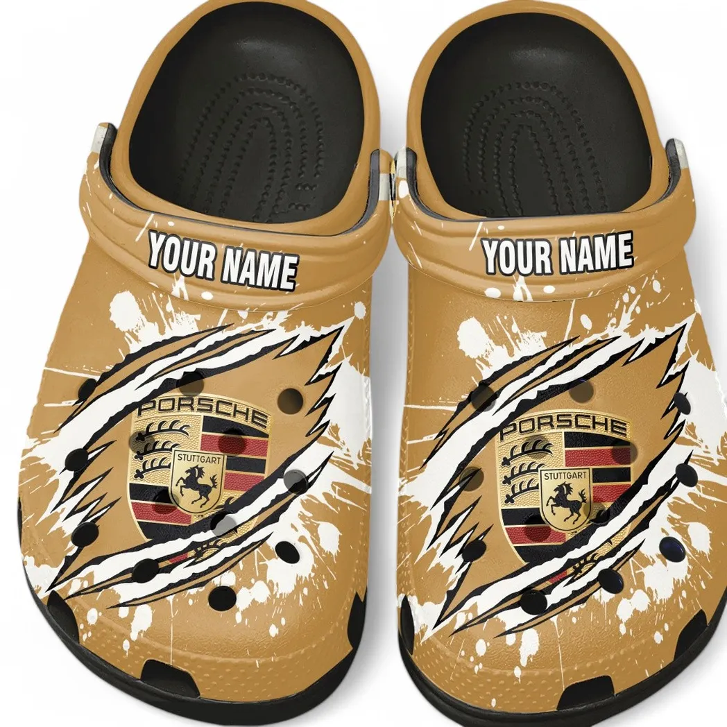 porsche crocs gift for porsche lovers gift for him husband boyfriend car5602192567 black