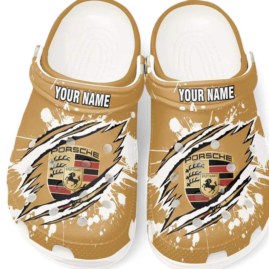 porsche crocs gift for porsche lovers gift for him husband boyfriend car5602192567 white gqfs2