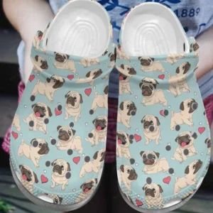 pug happy pugs crocs personalized crocs classic clogs xpz81