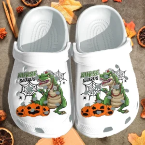 pumpkin nurse dinosaurus halloween funny custom t3ucs