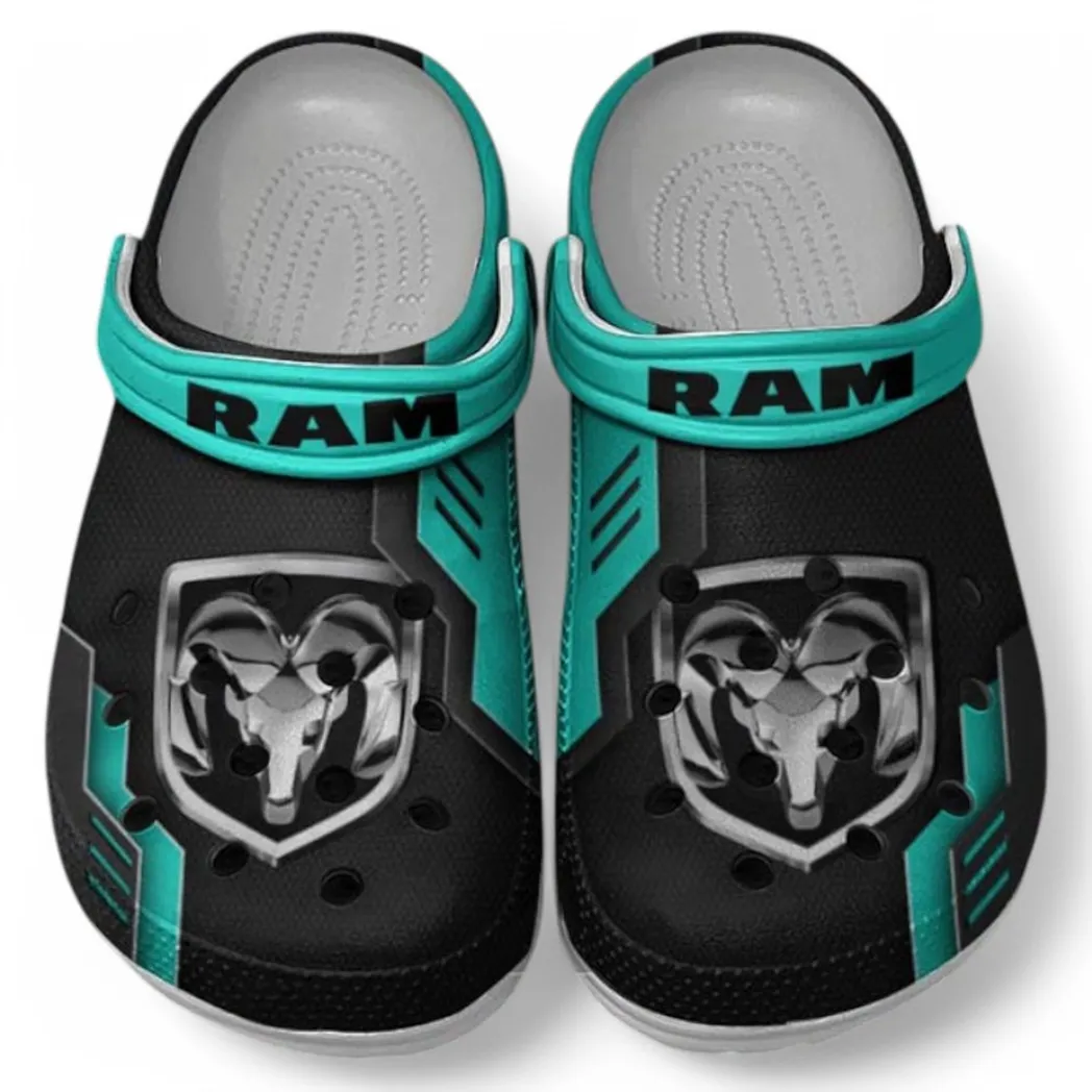 Ram truck Crocs Clogs Männer Frauen, Geschenk für Ram truck Fan CAR185031525288 - Cyan