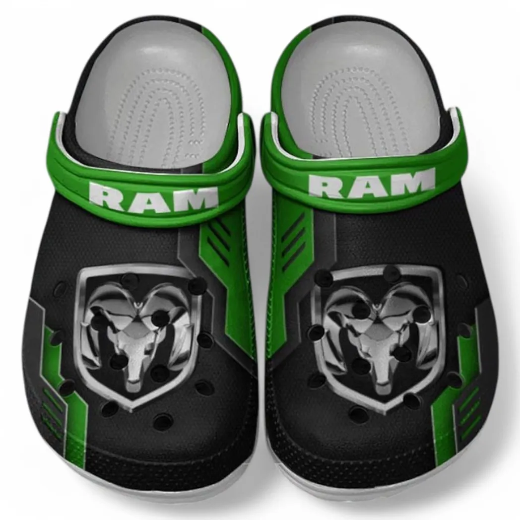 Ram truck Crocs Clogs Männer Frauen, Geschenk für Ram truck Fan CAR185031525288 - Grün