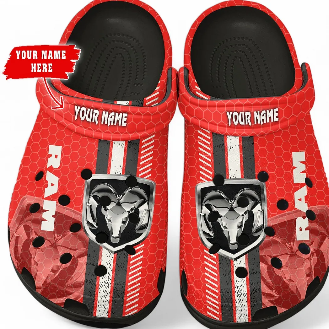 ram truck crocs shoes gift for ram truck lovers birthday gift for husband boyfriend car82022025645 black vtdjv