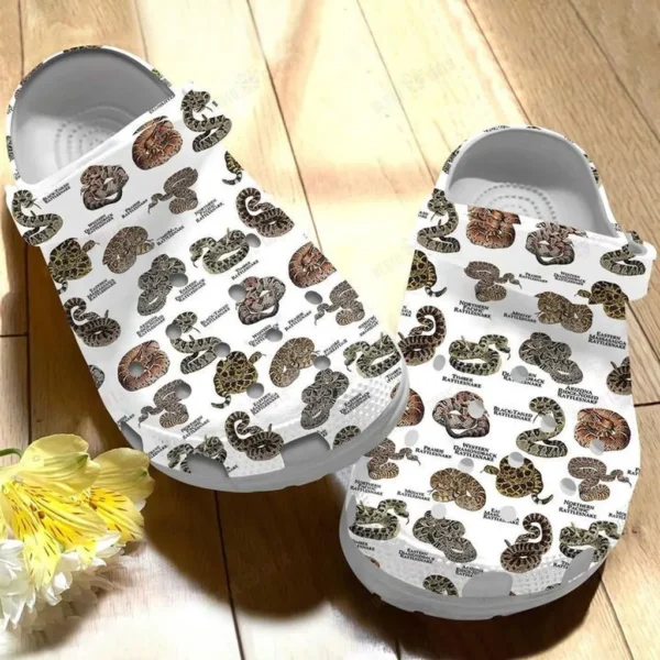 rattlesnakes of the north america crocs personalized crocs classic clogs dye31