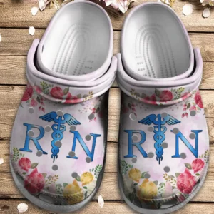 registered nurse flowers crocs zofbv