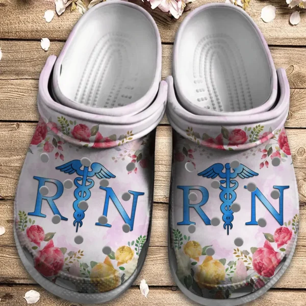 registered nurse flowers crocs zofbv