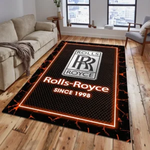 Rolls Royce Teppich, Geschenk für Rolls Royce Fan CAR5202192571 - Orange