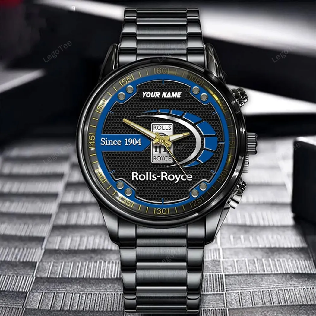 rolls royce uhren edelstahl uhr fr rolls royce fans geschenk fr papa car32803270250251 7yhll
