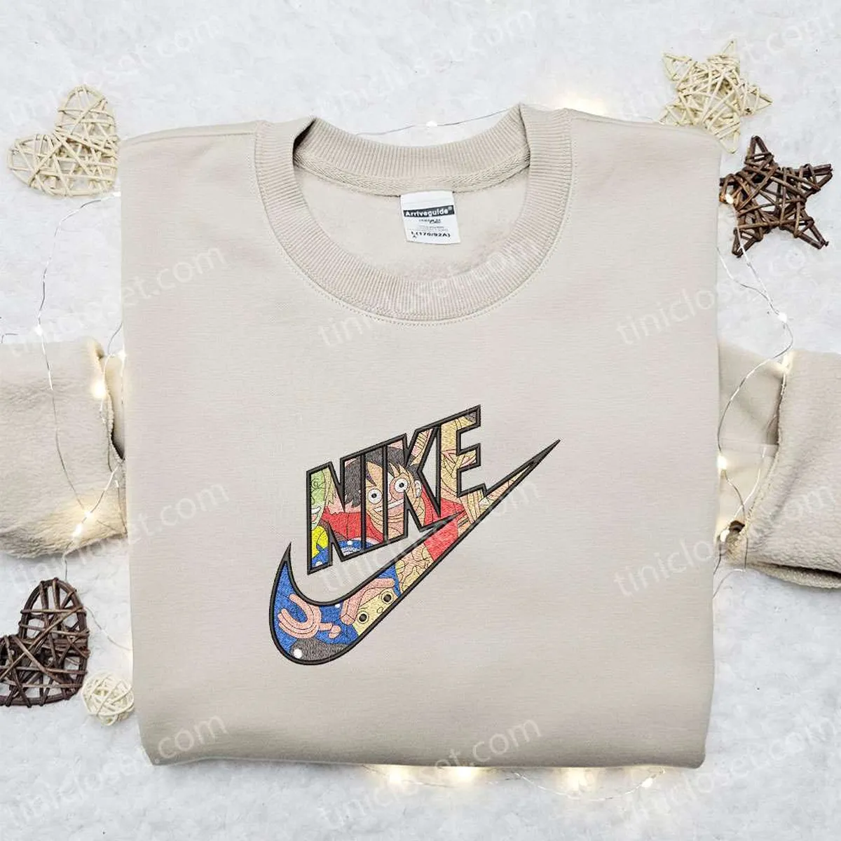 ruffy und chopper wano arc x nike anime bestickter hoodie einteiliges hoodie besticken beste geschenkideen fr die familie sakes