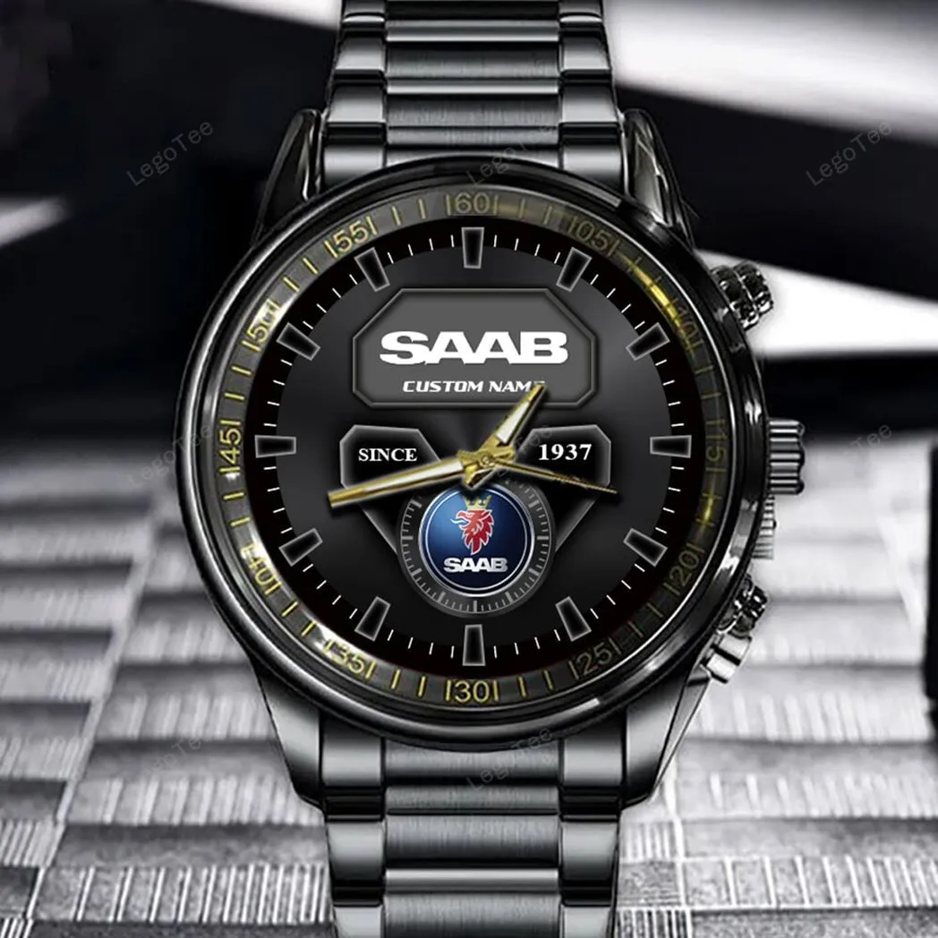saab uhren edelstahl uhr fr saab fans geschenk fr papa car32803270250299 rcdgz