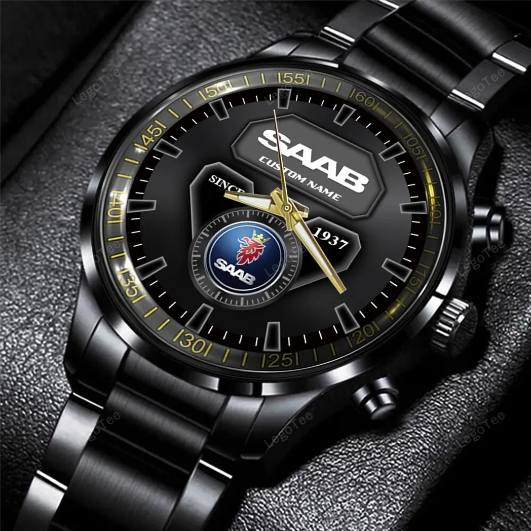 saab uhren edelstahl uhr fr saab fans geschenk fr papa car32803270250299