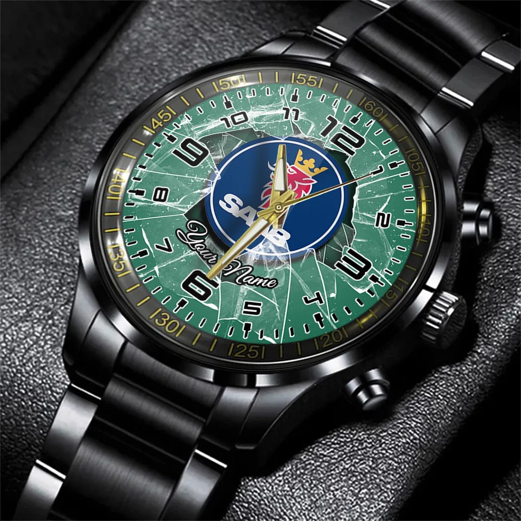 saab uhren edelstahl uhr fr saab fans geschenk fr papa car32803270251181 eso1g