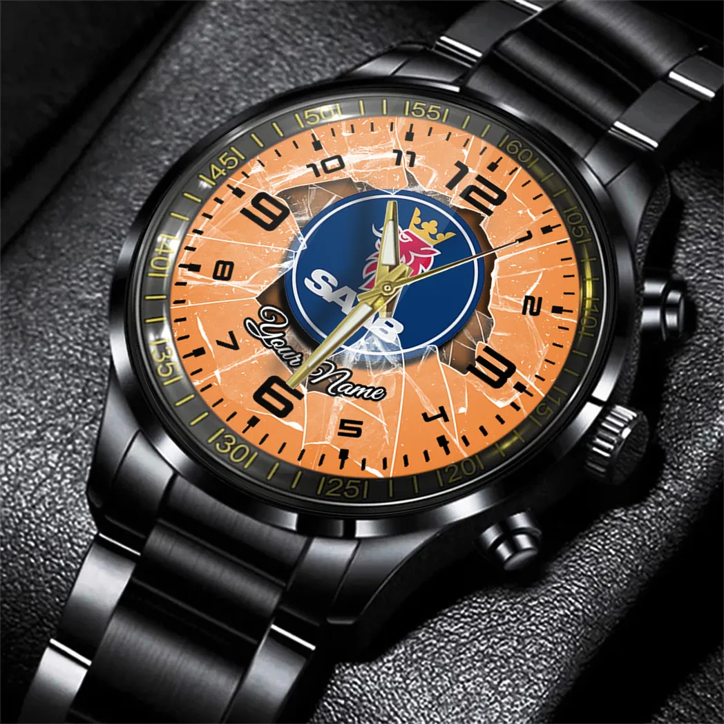 saab uhren edelstahl uhr fr saab fans geschenk fr papa car32803270251181 oe8y5