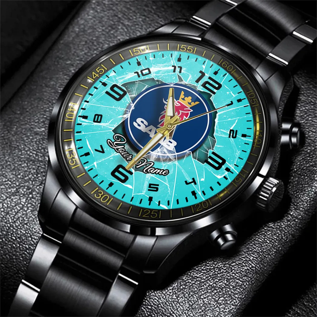 saab uhren edelstahl uhr fr saab fans geschenk fr papa car32803270251181