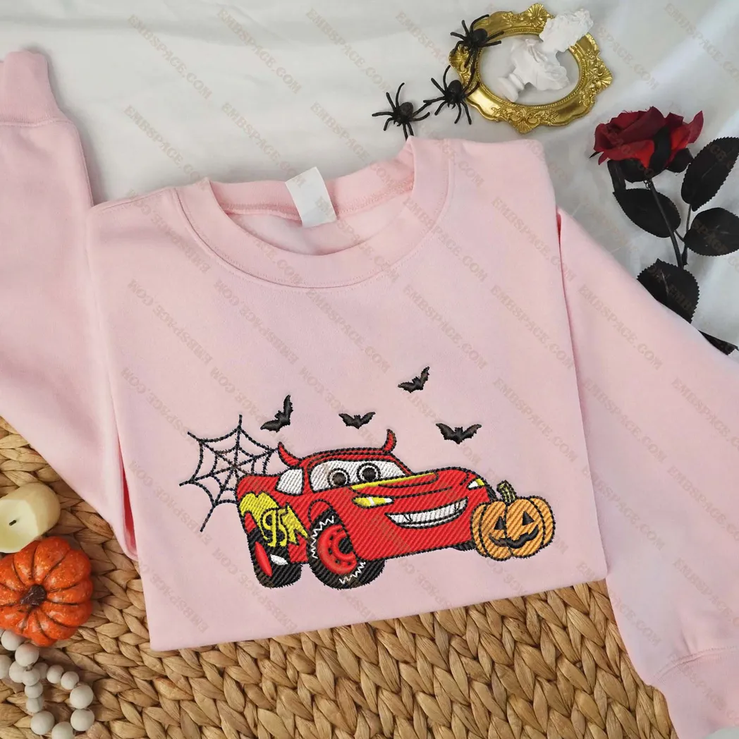 sally lightning mcqueen cars cartoon halloween besticken sweatshirt im modischen stil 7qtrc