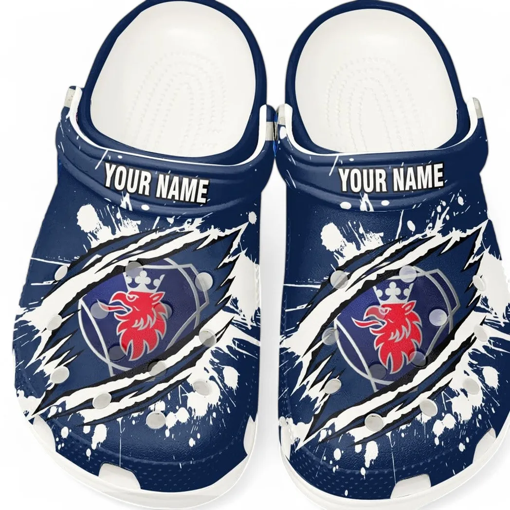 scania crocs gift for scania lovers gift for him husband boyfriend car5602192572 white dvijs