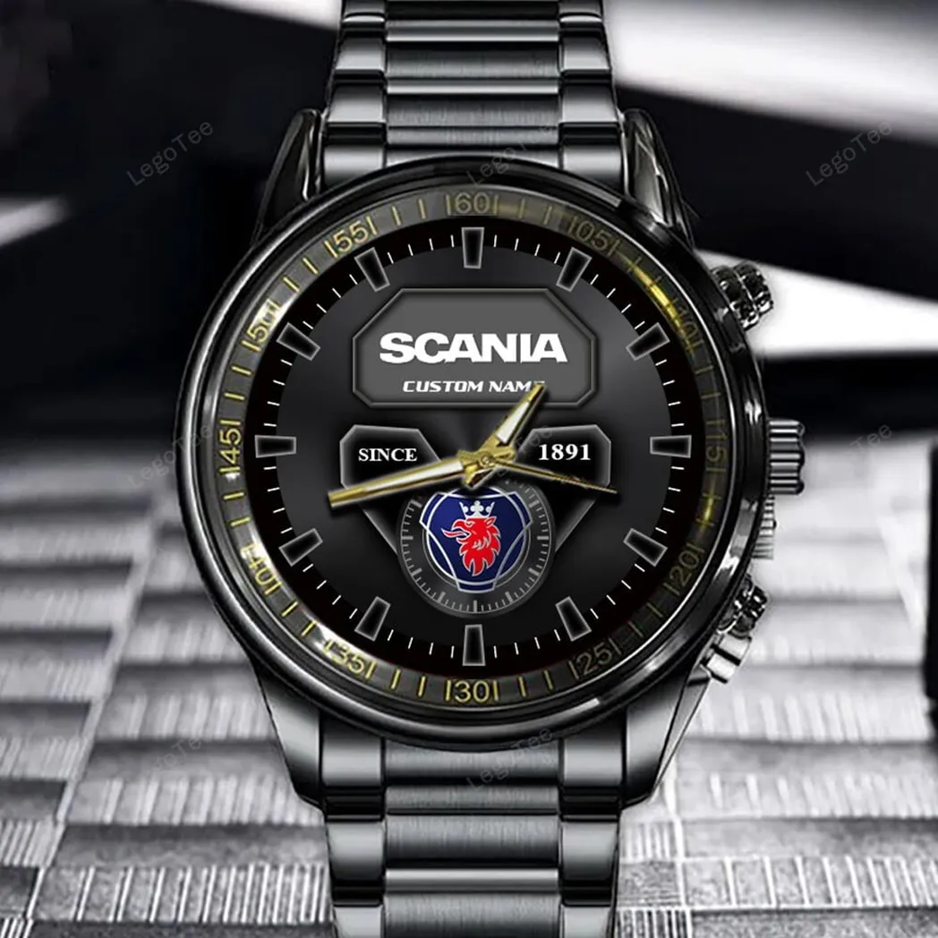 scania uhren edelstahl uhr fr scania fans geschenk fr papa car32803270250272 moto4
