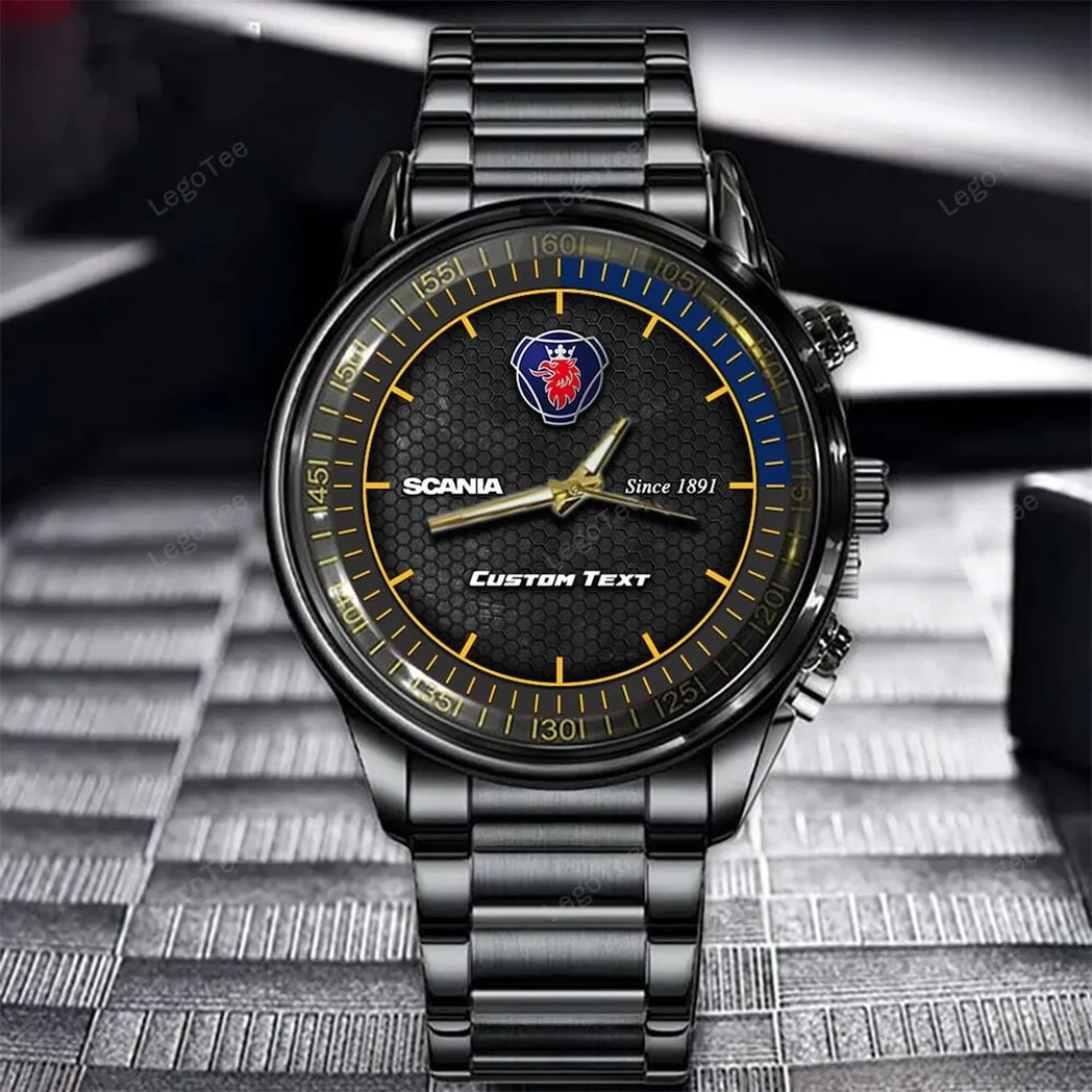 scania uhren edelstahl uhr fr scania fans geschenk fr papa car32803270250459