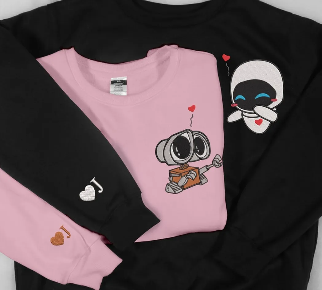 schnes droid paar charakter star wars film besticken sweatshirt maching bestickter kapuzenpullover fr paare freund freundin aziuj