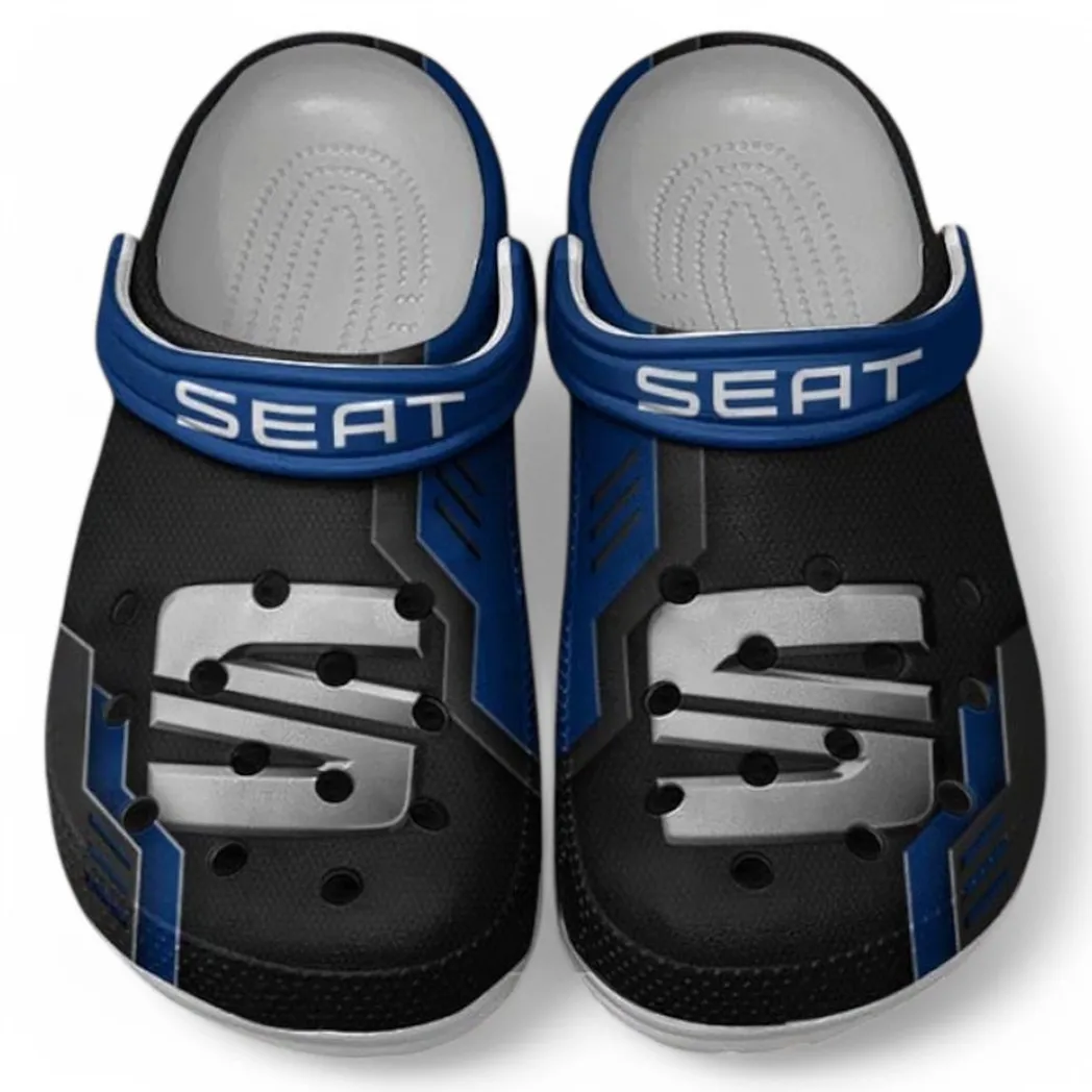 Seat Crocs Clogs Männer Frauen, Geschenk für Seat Fan CAR185031525278 - Blau