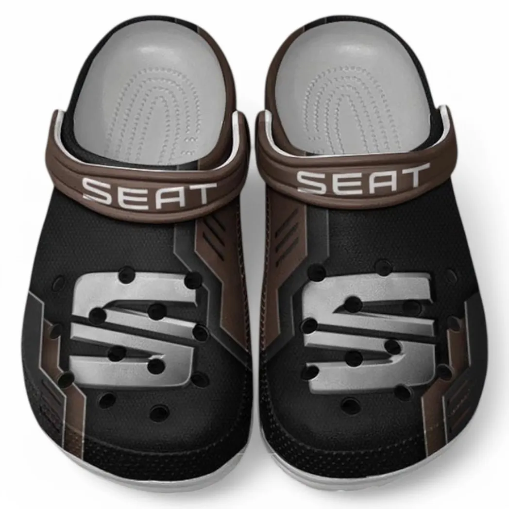 seat crocs clogs mnner frauen geschenk fr seat fan car185031525278 braun m0t1c