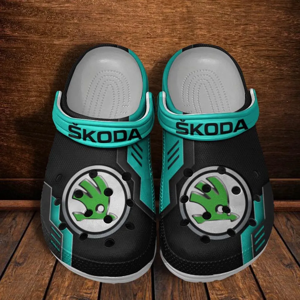 skoda crocs clogs mnner frauen geschenk fr skoda fan car185031525252 cyan j2cle