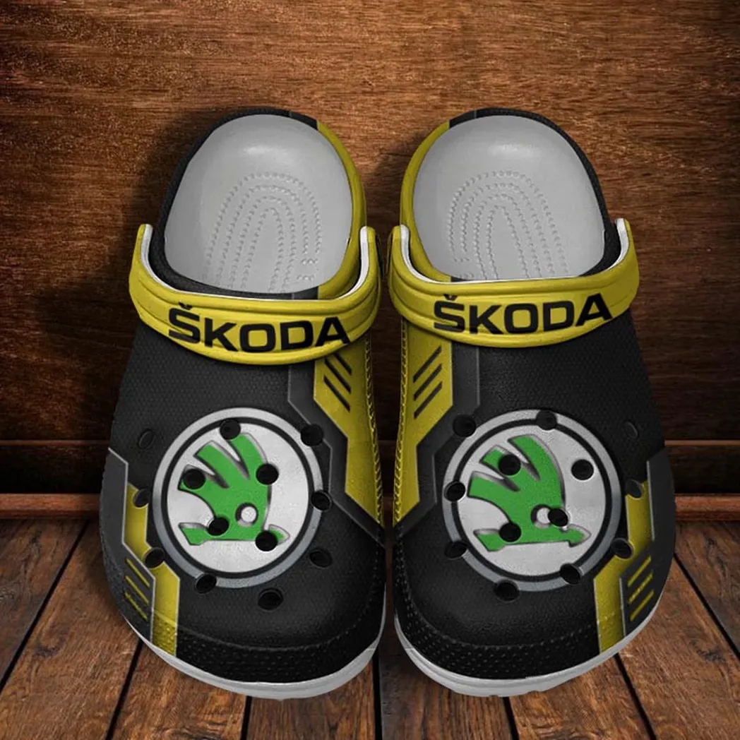 skoda crocs clogs mnner frauen geschenk fr skoda fan car185031525252 gelb dzpie