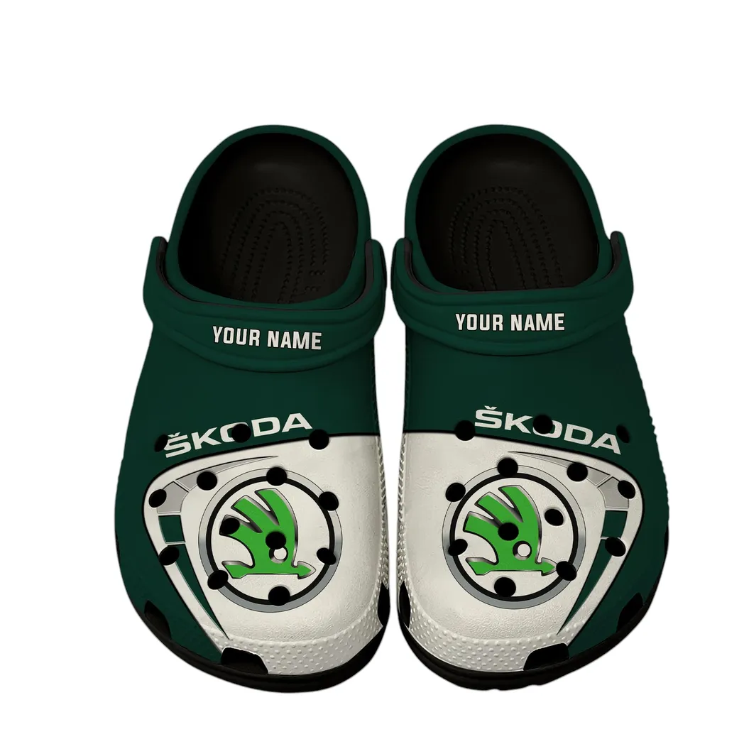 skoda crocs gift for skoda lover gift for him husband boyfriend car16802262561 black ertz8