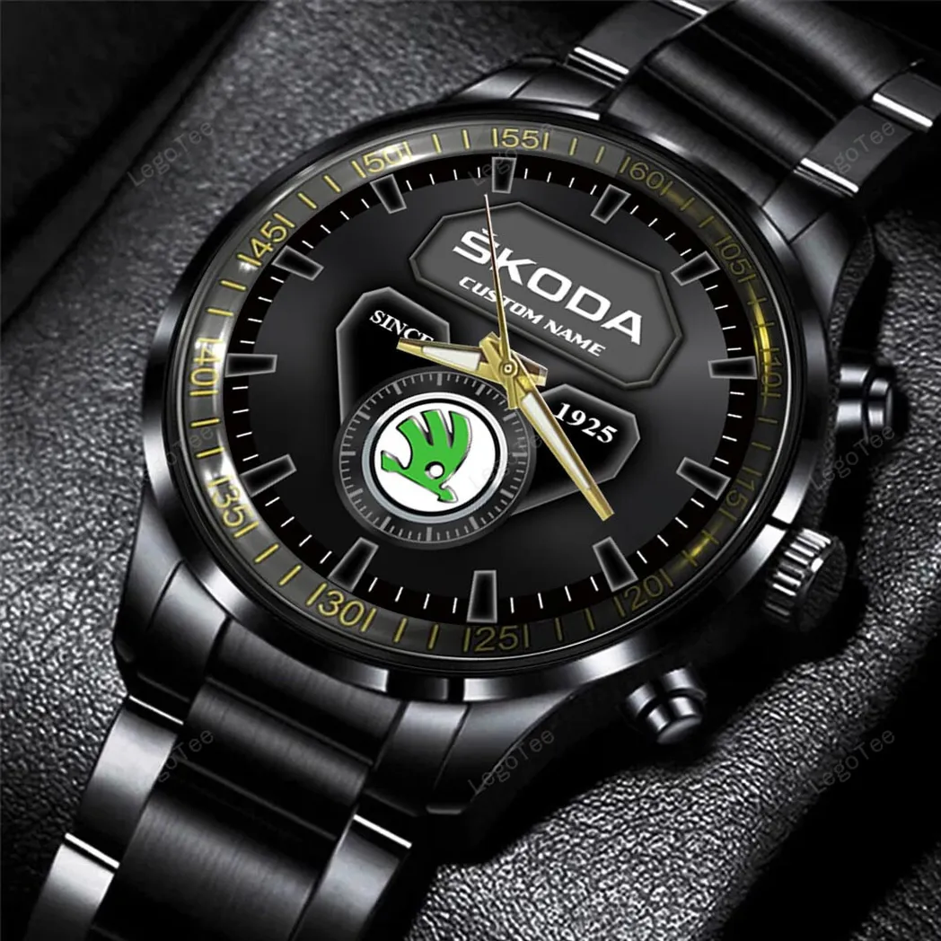 skoda uhren edelstahl uhr fr skoda fans geschenk fr papa car32803270250279 oh5u5