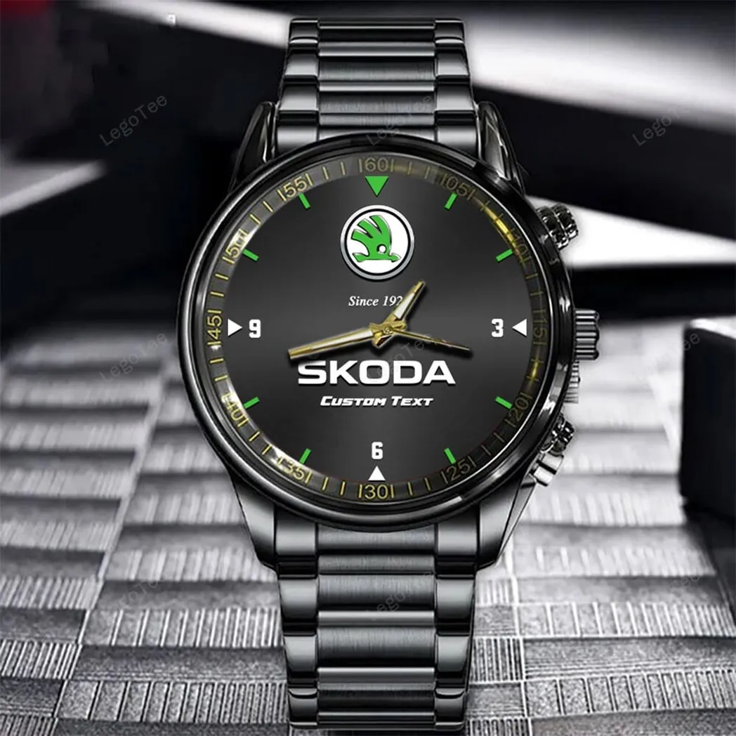 skoda uhren edelstahl uhr fr skoda fans geschenk fr papa car32803270250384 bajs8