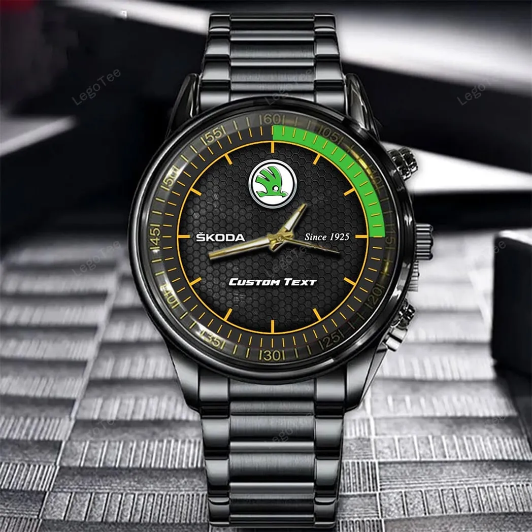 skoda uhren edelstahl uhr fr skoda fans geschenk fr papa car32803270250446 lubth