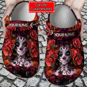 skull beautiful sugar crocs clog 60izp