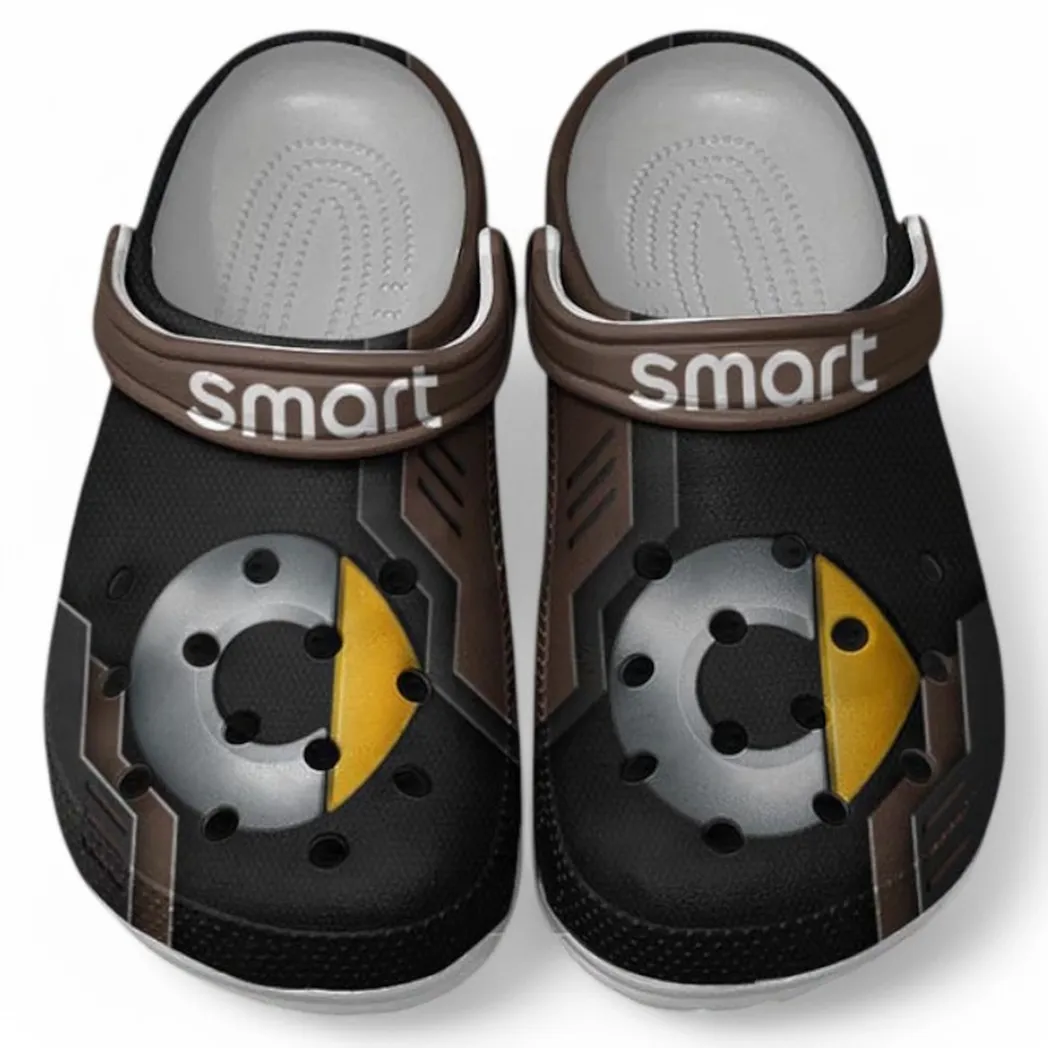 Smart Crocs Clogs Männer Frauen, Geschenk für Smart Fan CAR185031525249 - Braun